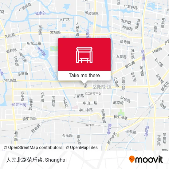 人民北路荣乐路 map