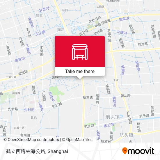 鹤立西路林海公路 map