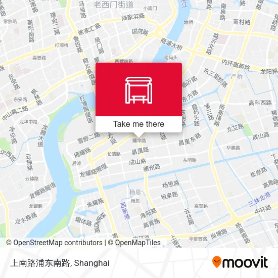 上南路浦东南路 map