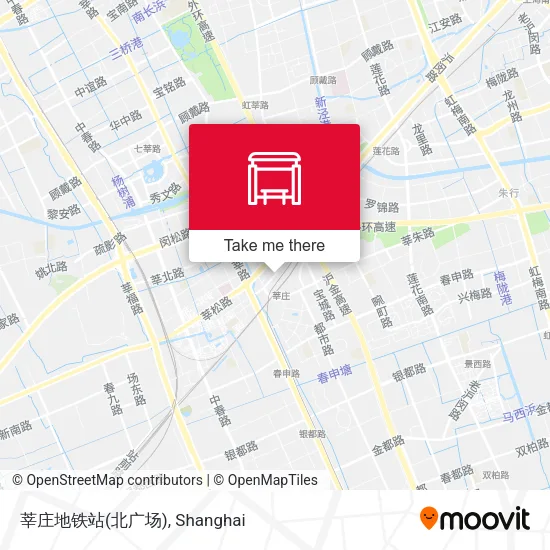 莘庄地铁站(北广场) map