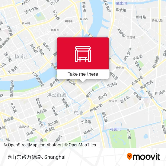 博山东路万德路 map