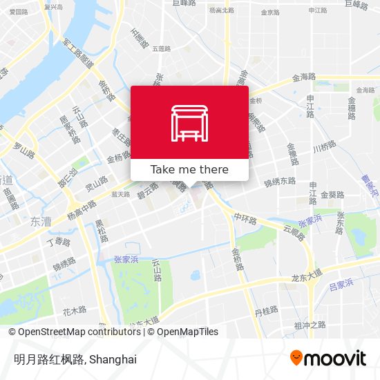 明月路红枫路 map