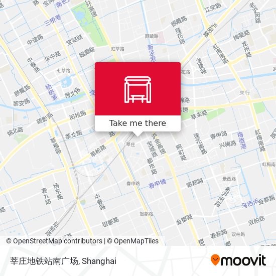 莘庄地铁站南广场 map