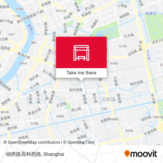 锦绣路高科西路 map
