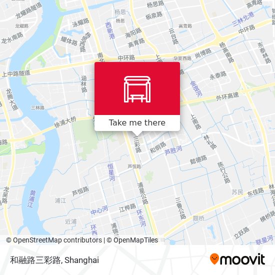 和融路三彩路 map