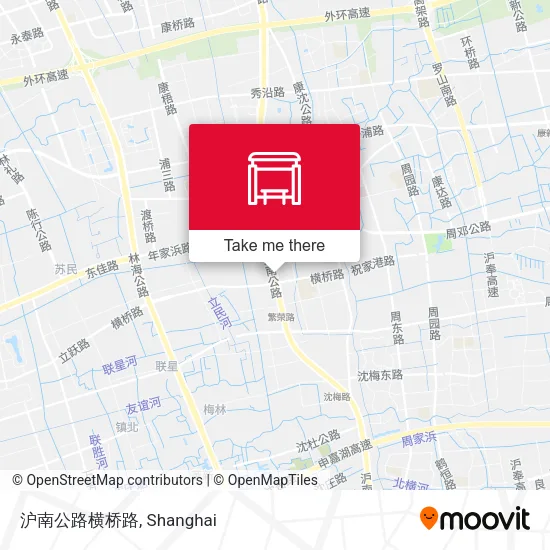 沪南公路横桥路 map
