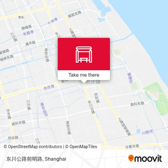 东川公路前哨路 map