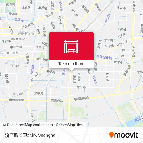 泖亭路松卫北路 map