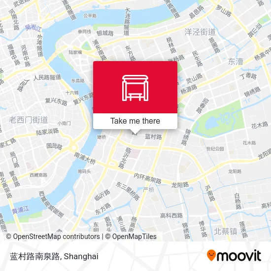 蓝村路南泉路 map