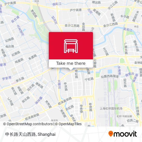 申长路天山西路 map