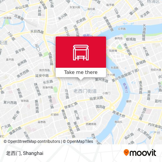 老西门 map