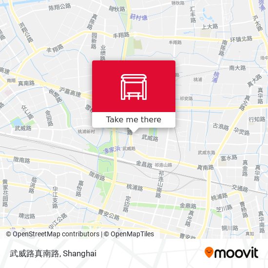 武威路真南路 map
