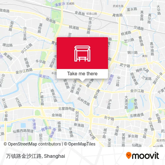 万镇路金沙江路 map