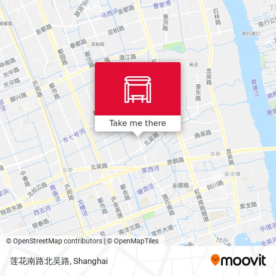 莲花南路北吴路 map