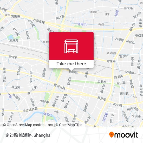 定边路桃浦路 map