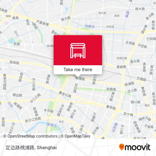 定边路桃浦路 map
