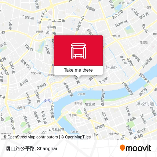 唐山路公平路 map