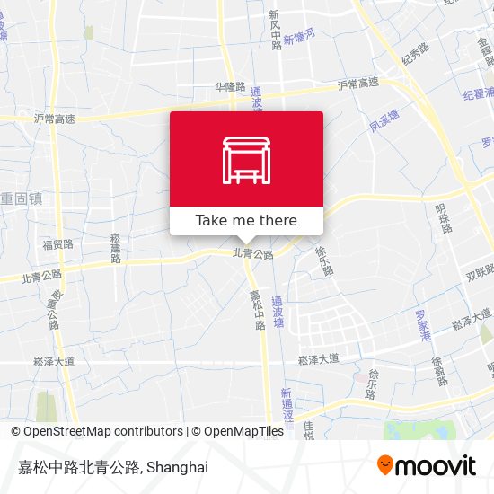 嘉松中路北青公路 map