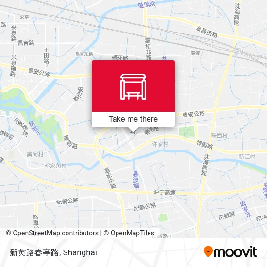 新黄路春亭路 map