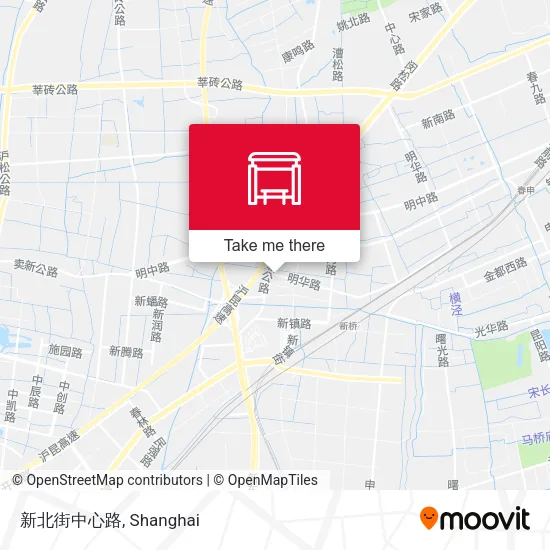 新北街中心路 map