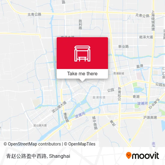 青赵公路盈中西路 map