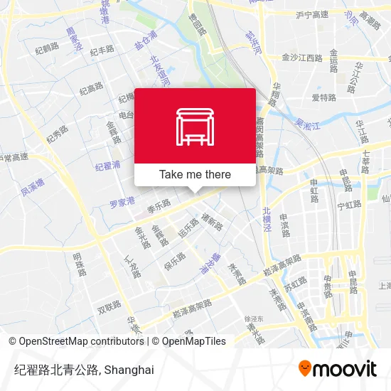 纪翟路北青公路 map