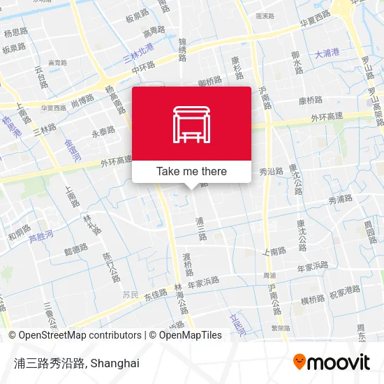 浦三路秀沿路 map