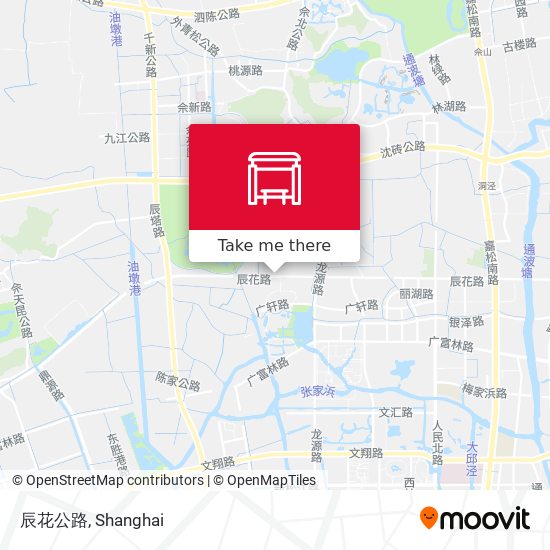 辰花公路 map
