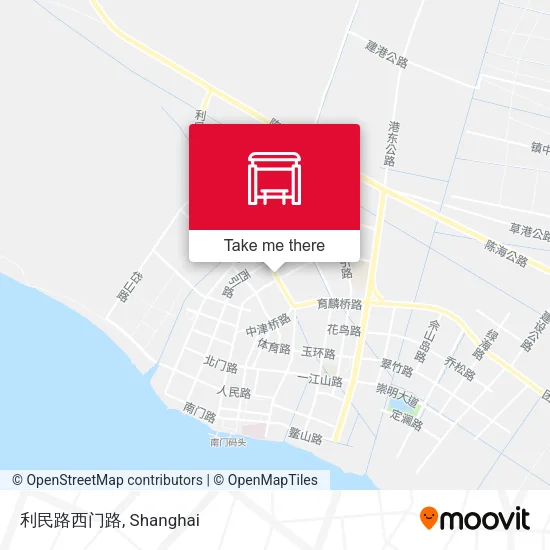 利民路西门路 map