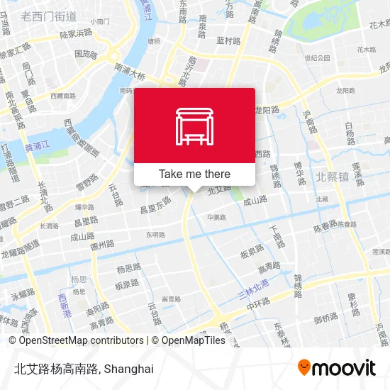 北艾路杨高南路 map