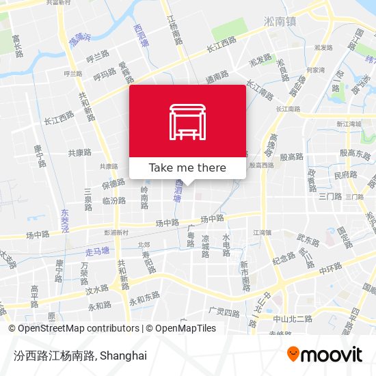 汾西路江杨南路 map