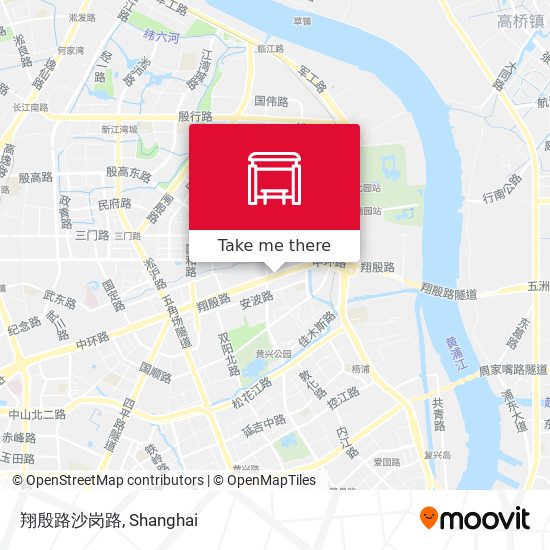 翔殷路沙岗路 map