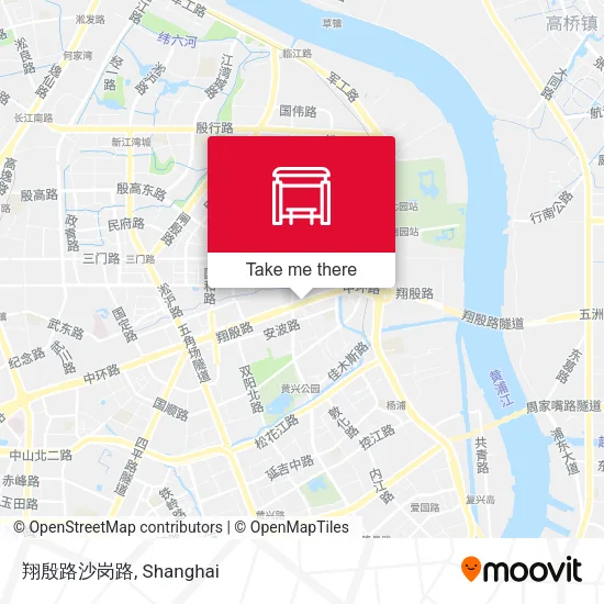 翔殷路沙岗路 map