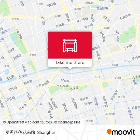 罗秀路莲花南路 map