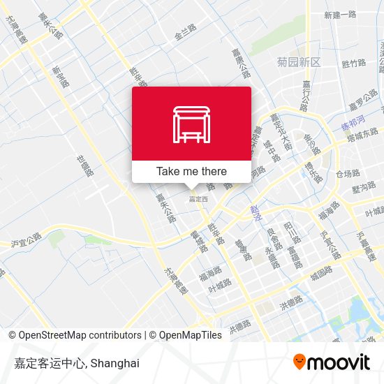 嘉定客运中心 map