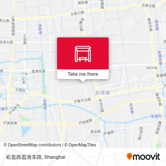 崧盈路盈港东路 map