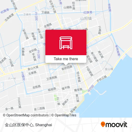 金山区医保中心 map