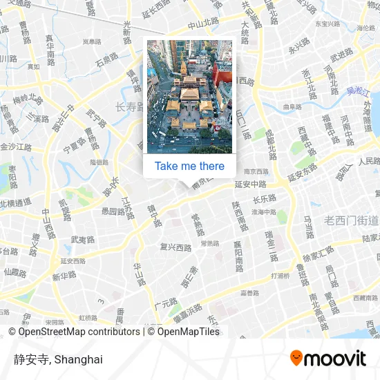 静安寺 map