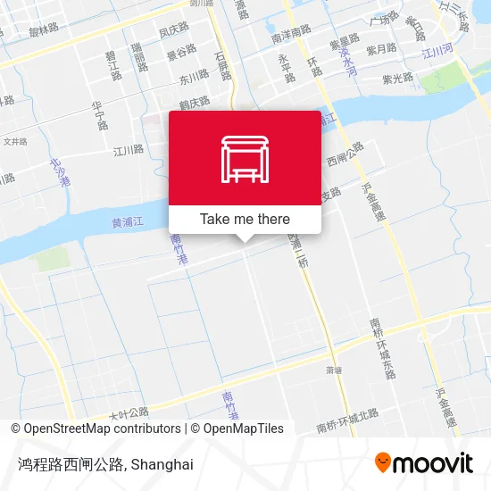鸿程路西闸公路 map