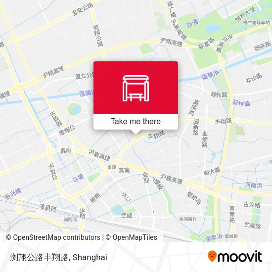 浏翔公路丰翔路 map