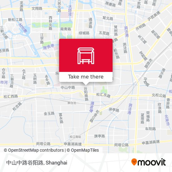 中山中路谷阳路 map