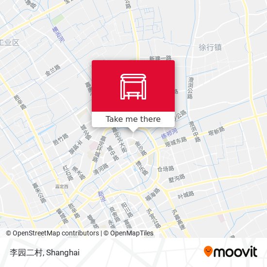 李园二村 map