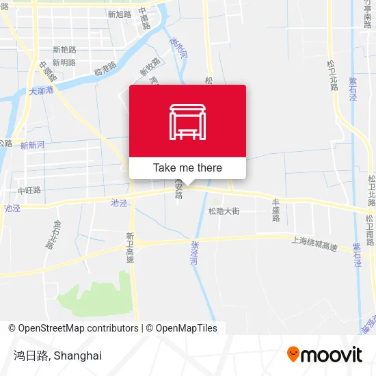 鸿日路 map