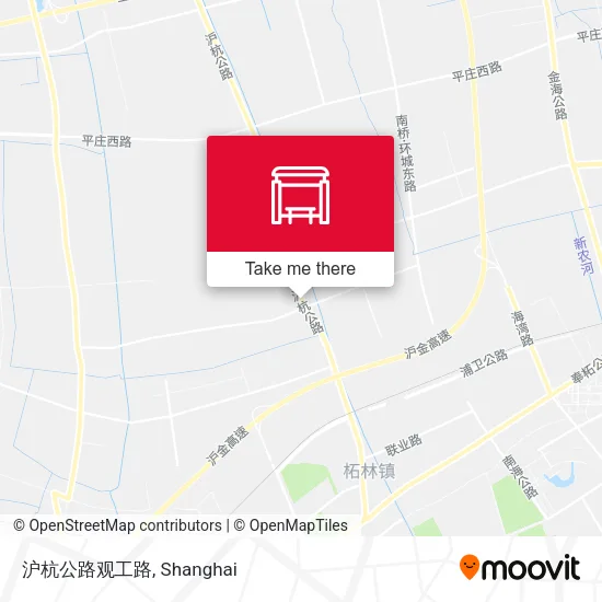 沪杭公路观工路 map