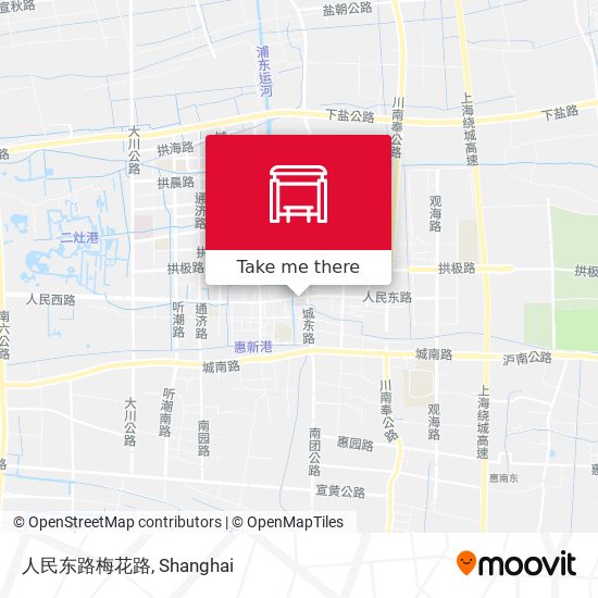 人民东路梅花路 map