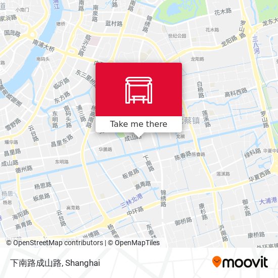 下南路成山路 map