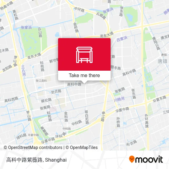 高科中路紫薇路 map