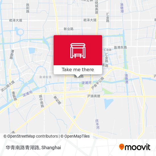 华青南路青湖路 map