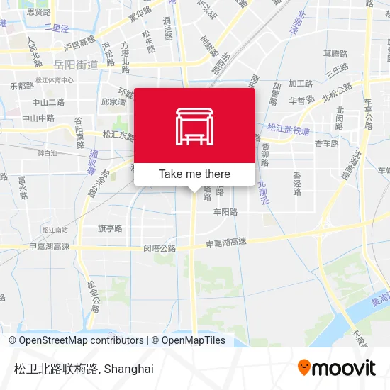 松卫北路联梅路 map