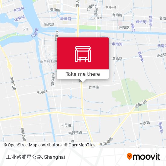 工业路浦星公路 map